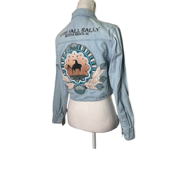 Fall Rally 2002 Myrtle Beach SC Ladies Top Jacket by Biker Design Collection a1 - Picture 1 of 12